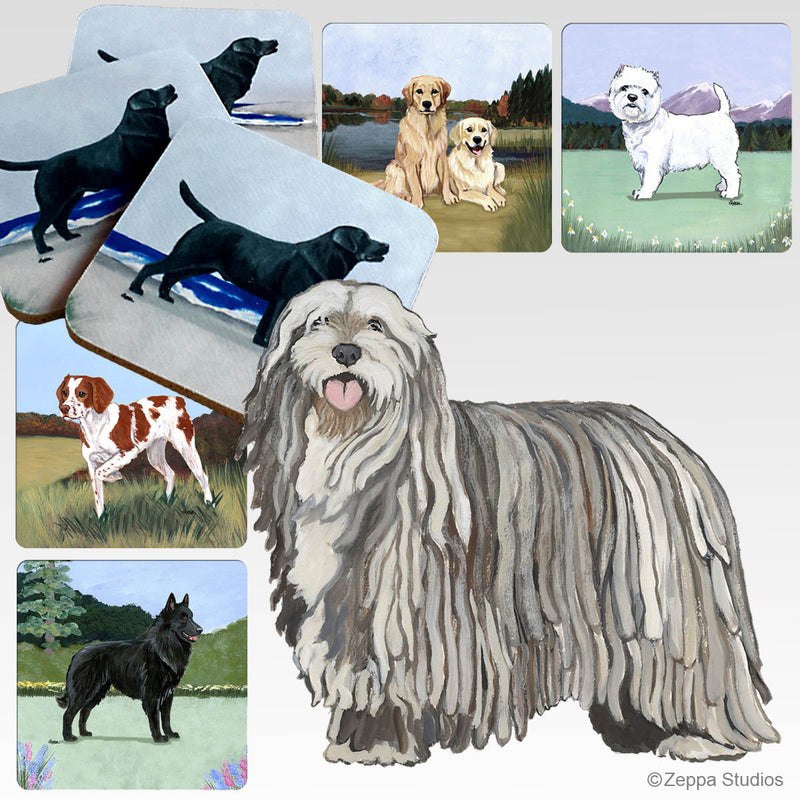 Bergamasco Scenic Square Coaster