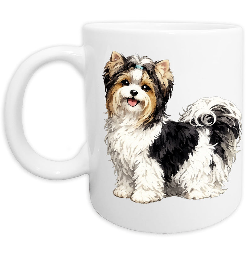 Biewer Terrier Watercolor - Ceramic Mug