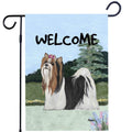 Biewer Terrier Garden Flag