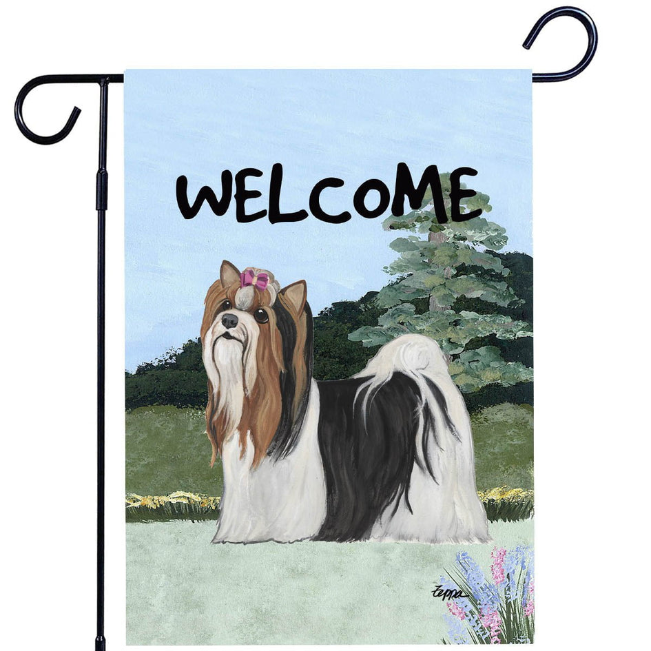Biewer Terrier Garden Flag AKC Shop - Main Image