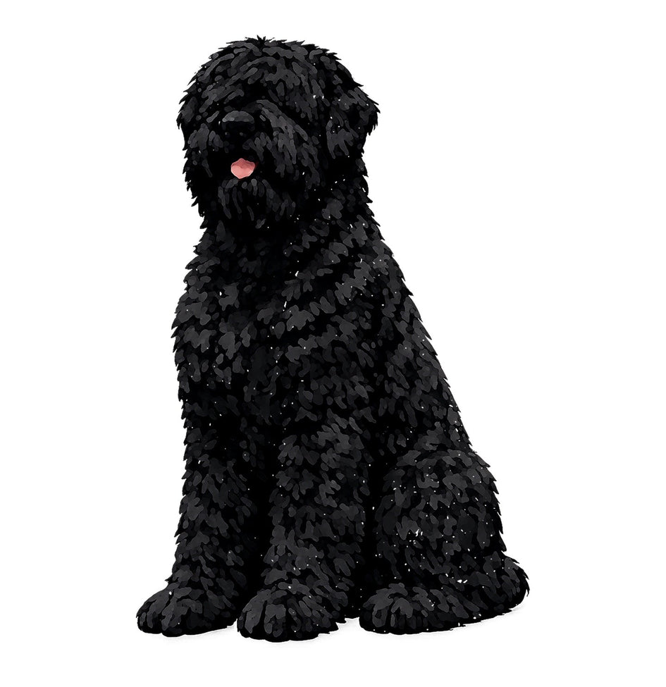 Black Russian Terrier Watercolor - Ceramic Mug