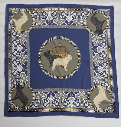 French Bulldog Silk Scarf