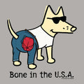 Bone In The USA - Ladies Racerback Tank Top