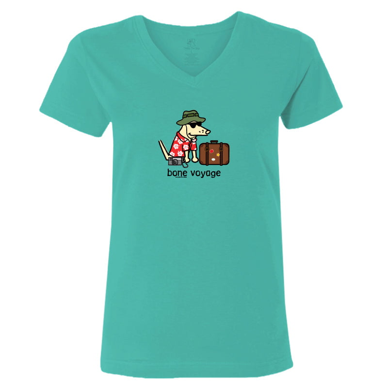 Bone Voyage - Ladies T-Shirt V-Neck