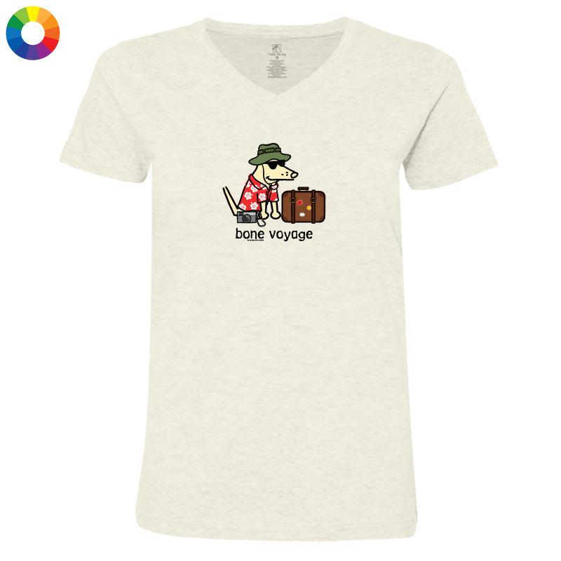 Bone Voyage - Ladies T-Shirt V-Neck