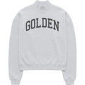 Golden Mock Neck Sweatshirt