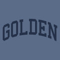 Golden Mock Neck Sweatshirt