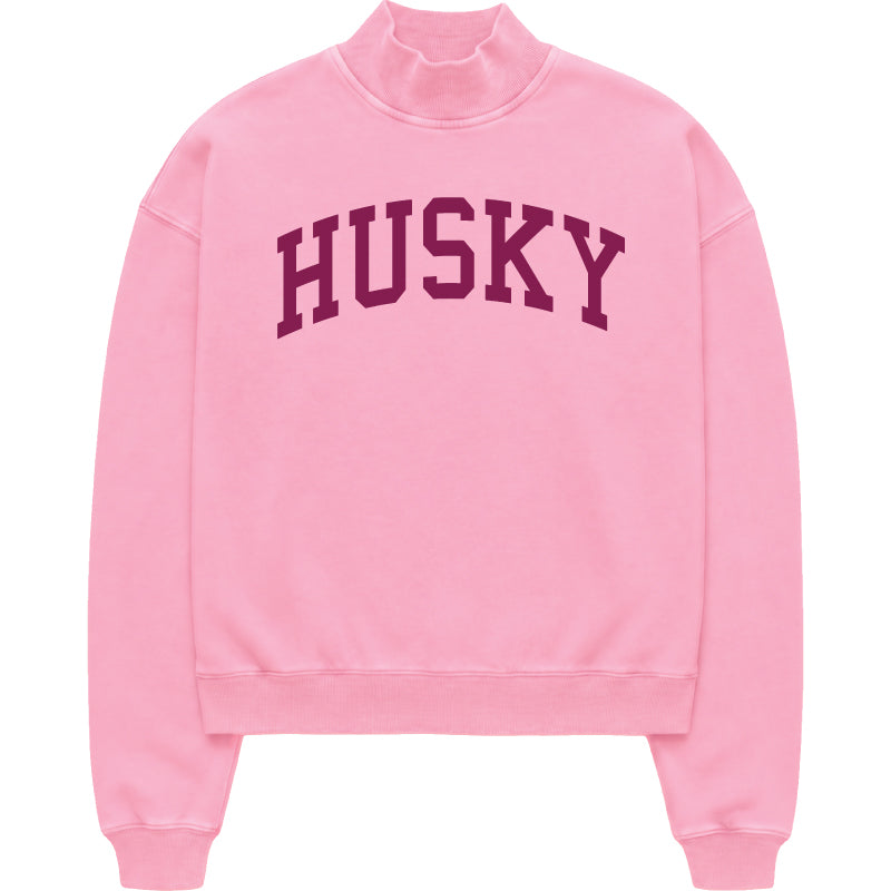 Husky Mock Neck Sweatshirt