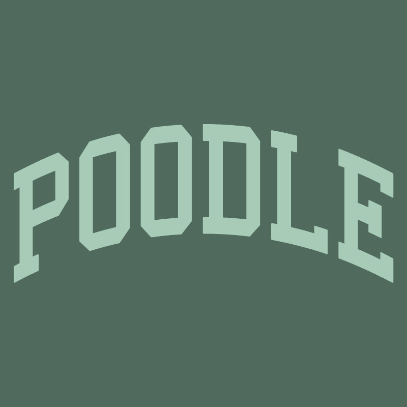 Poodle Mock Neck Sweatshirt