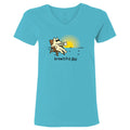 Brewtiful Day - Ladies T-Shirt V-Neck