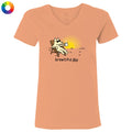 Brewtiful Day - Ladies T-Shirt V-Neck