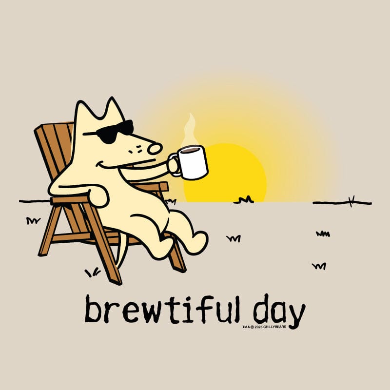 Brewtiful Day - Ladies Curvy V-Neck Tee
