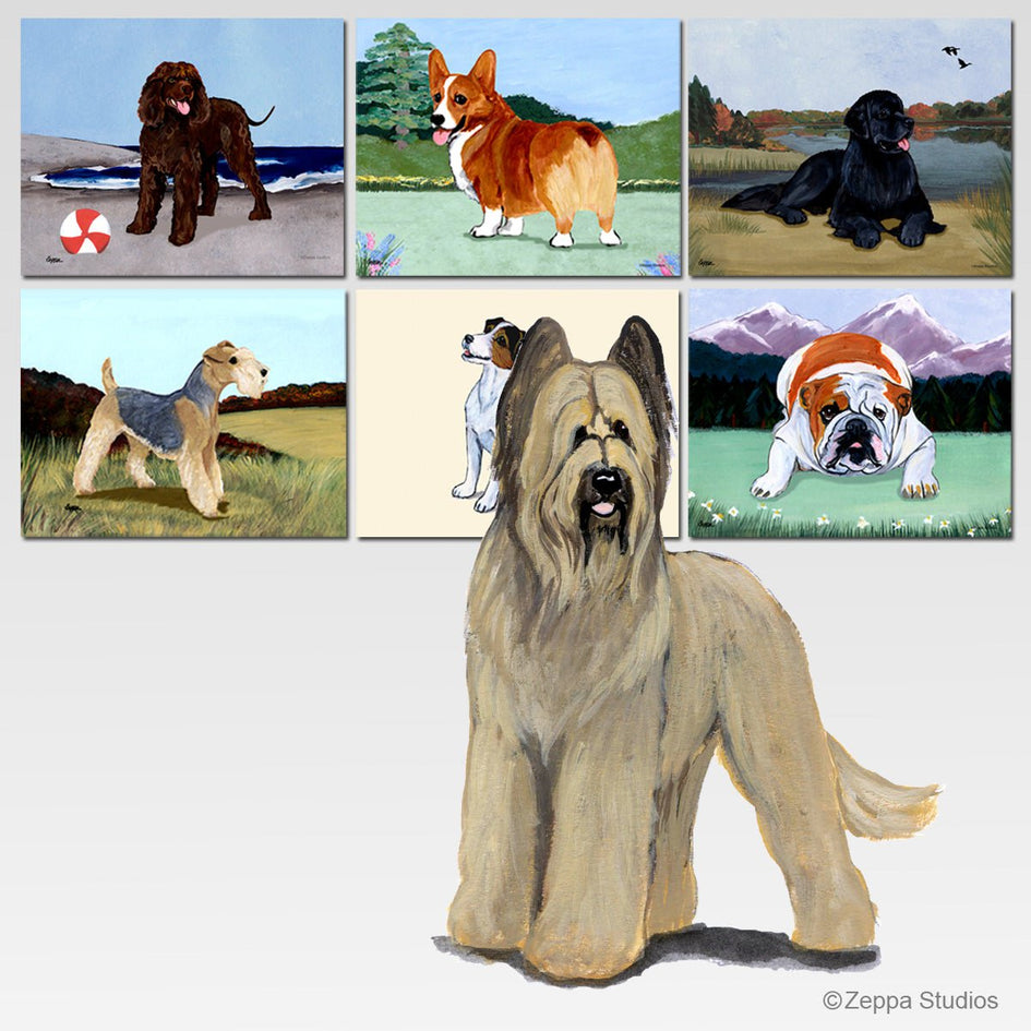 Briard Scenic Cutting Board