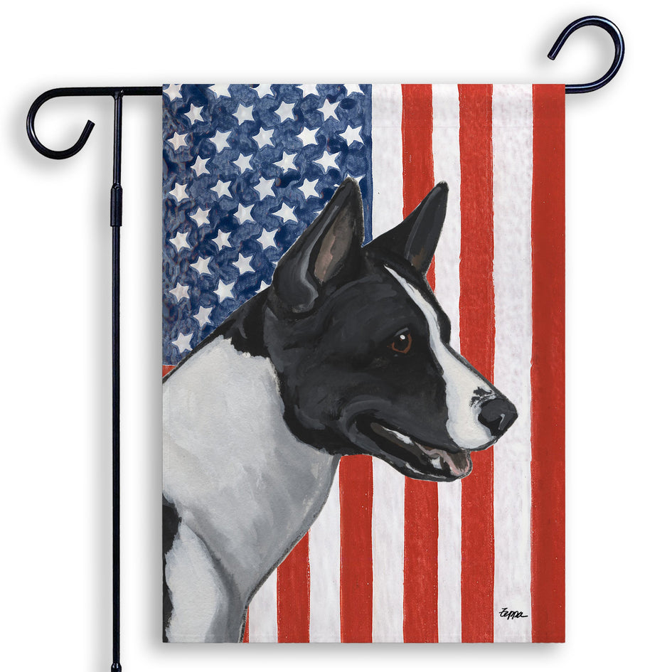 Canaan Dog Garden Flag