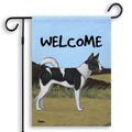 Canaan Dog Scenic Garden Flag
