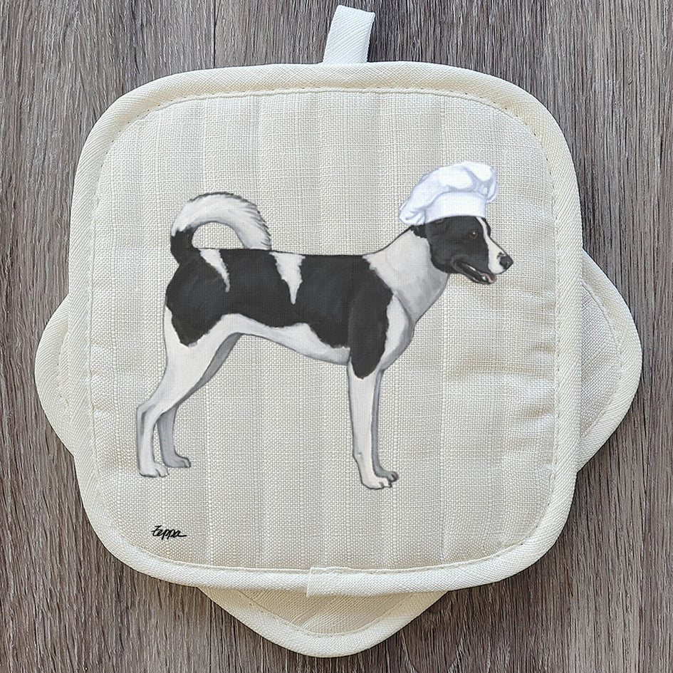 Canaan Dog Pot Holder Set