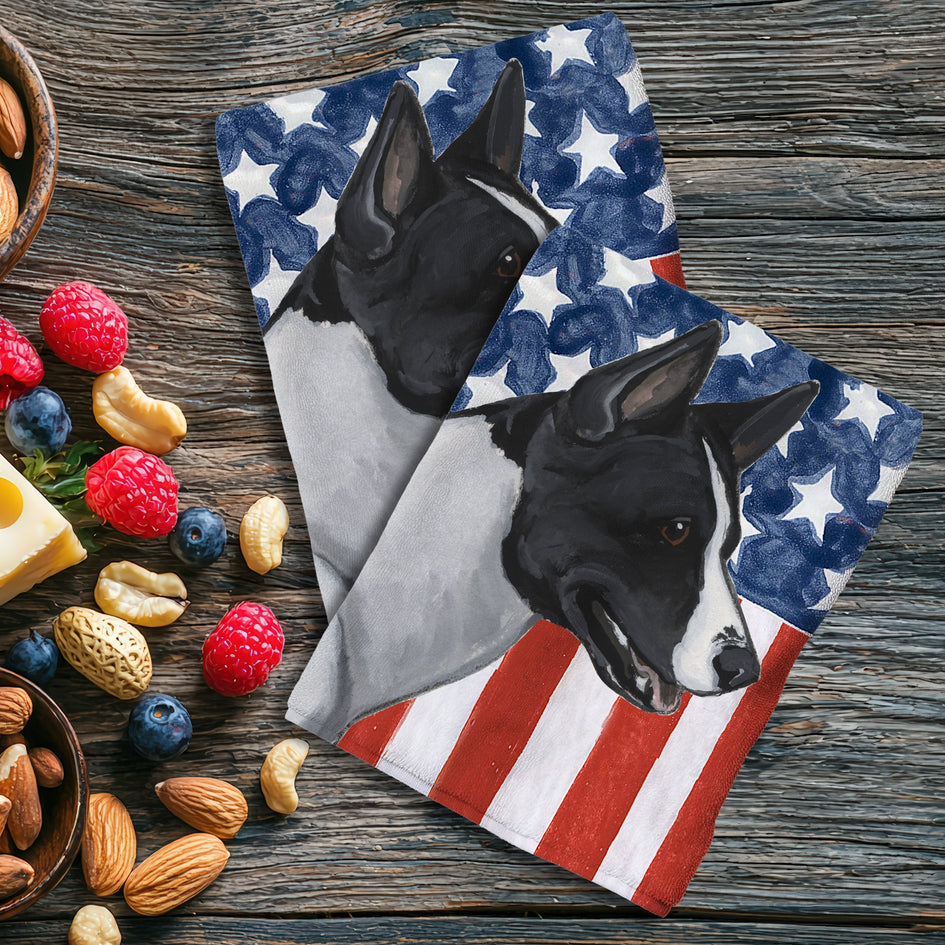 Canaan Dog Americana Kitchen Towel Set