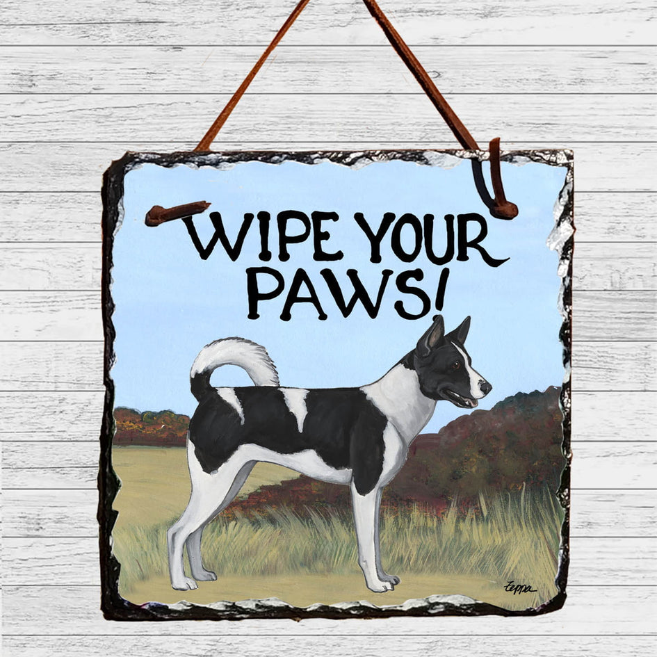 Canaan Dog Slate Sign
