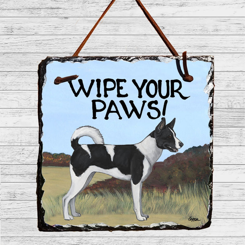 Canaan Dog Slate Sign