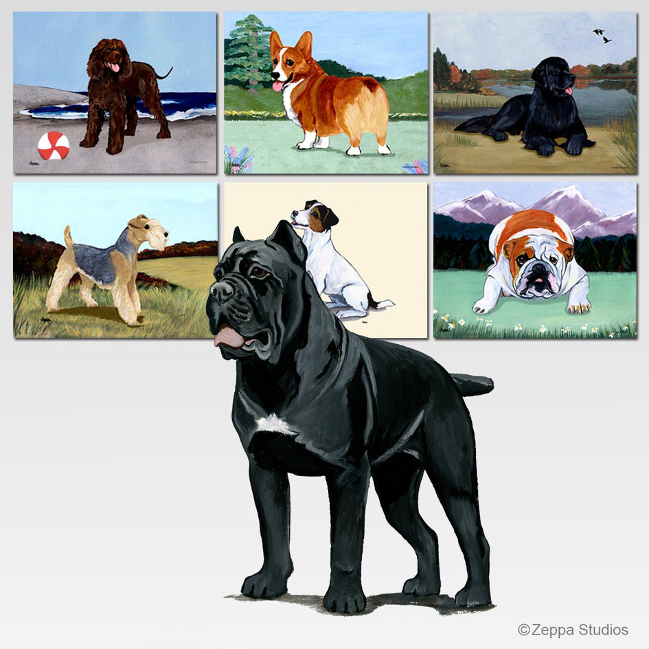 Cane Corso Scenic Cutting Board