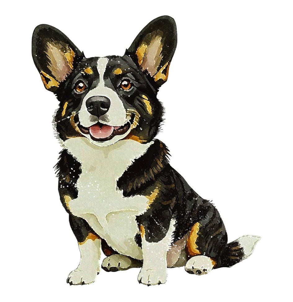 Cardigan Welsh Corgi Watercolor - Ceramic Mug