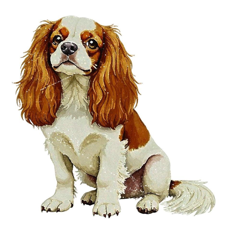 Cavalier King Charles Spaniel Watercolor - Ceramic Mug