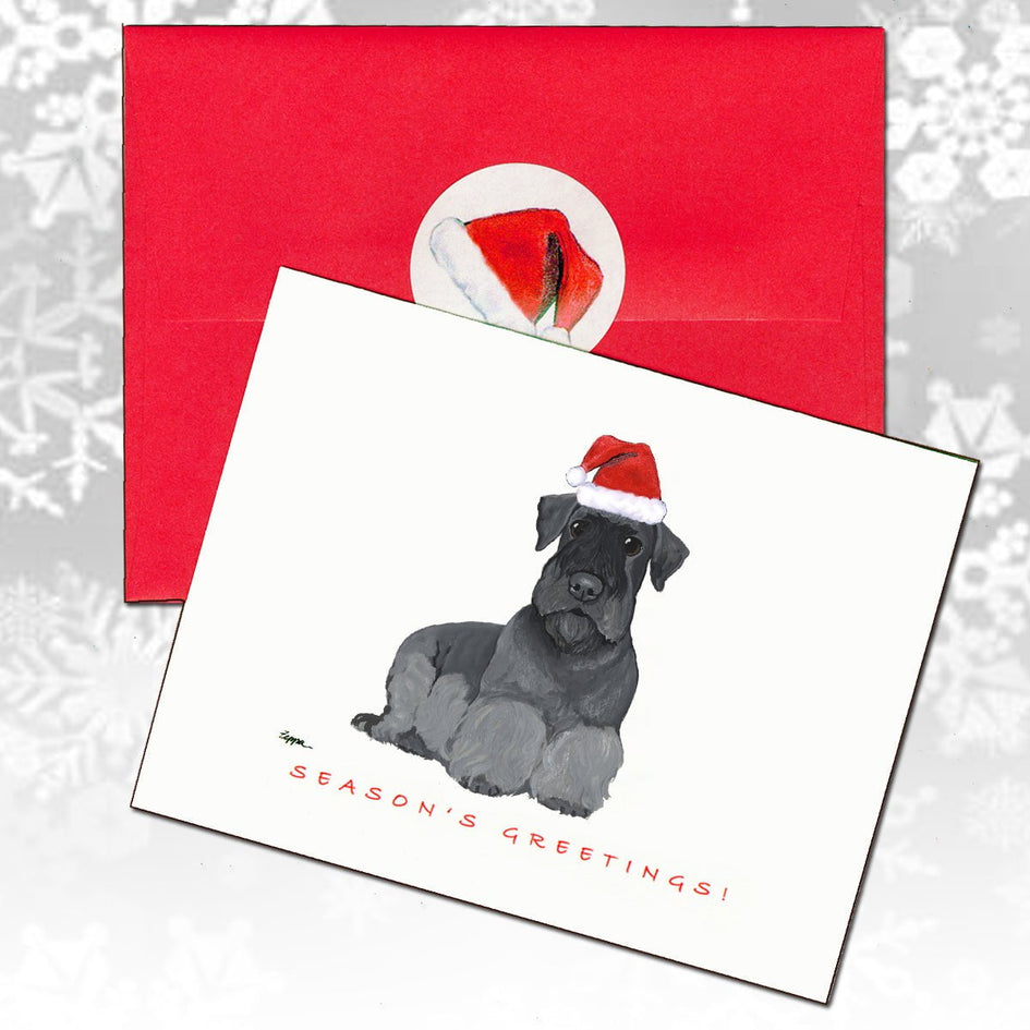 Cesky Terrier Christmas Note Cards
