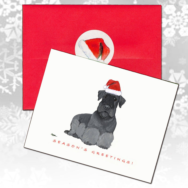 Cesky Terrier Christmas Note Cards