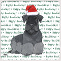 Cesky Terrier "Happy Howlidays" Coaster