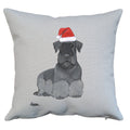 Cesky Terrier Santa Pillow Cover