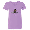 Chew Bacca - Ladies T-Shirt V-Neck