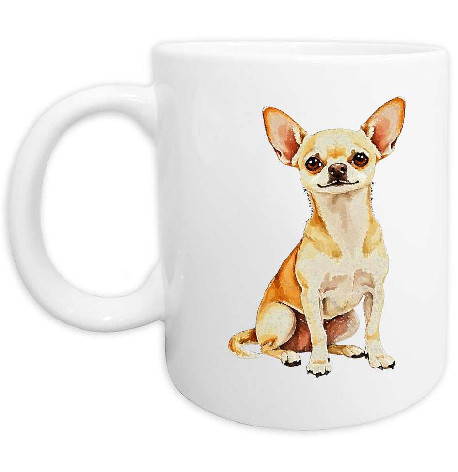 Chihuahua Watercolor - Ceramic Mug