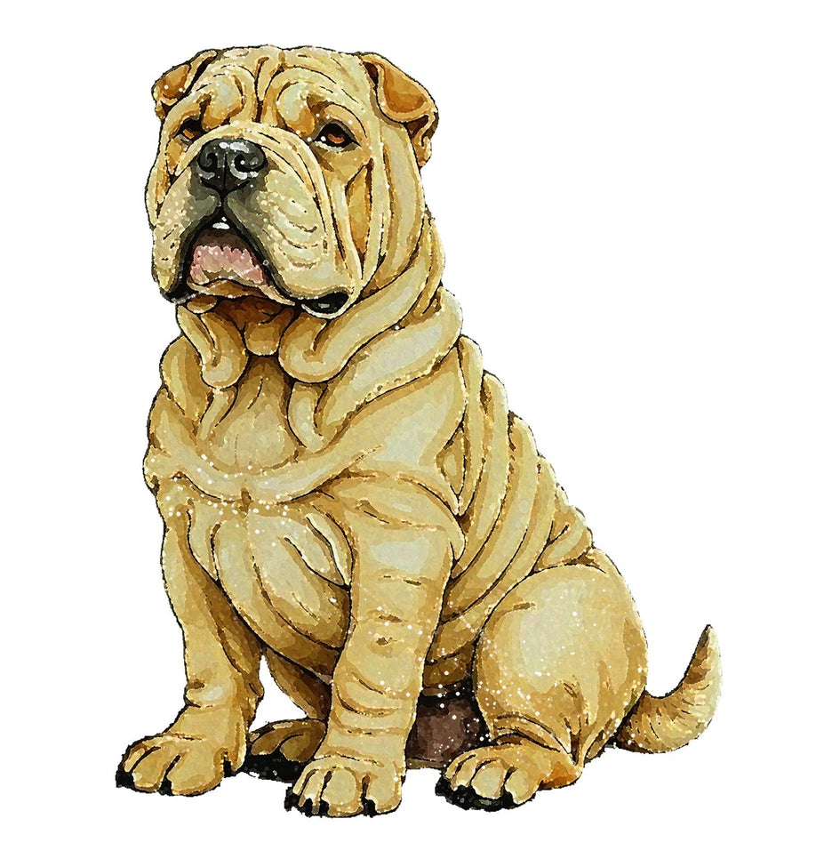 Chinese Shar-Pei Watercolor - Ceramic Mug