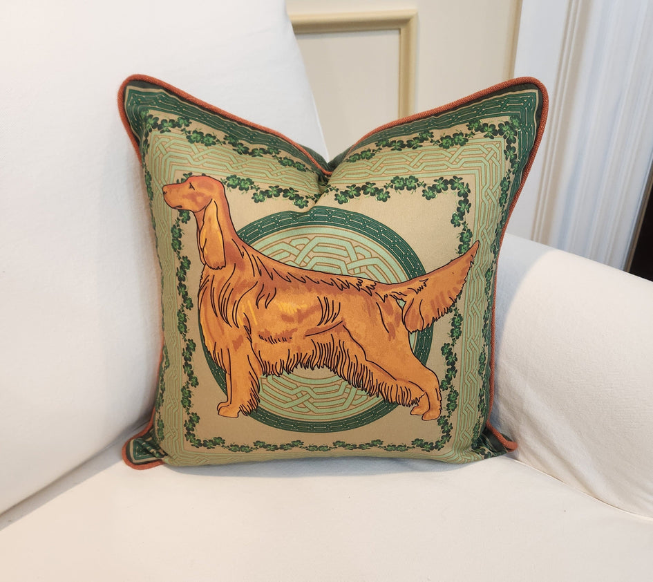 Irish Setter Pillow Cover