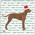 Cirneco dell'Etna "Happy Howlidays" Coaster