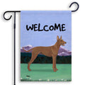Cirneco dell'Etna Scenic Garden Flag