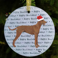 Cirneco dell'Etna "Happy Howlidays" Ornament