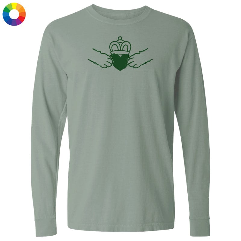 Claddagh Dog - Classic Long-Sleeve T-Shirt