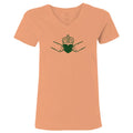 Claddagh Dog - Ladies T-Shirt V-Neck