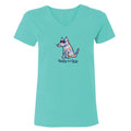 Classic Pinch Me - Ladies T-Shirt V-Neck