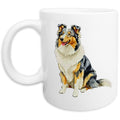Collie Watercolor - Ceramic Mug