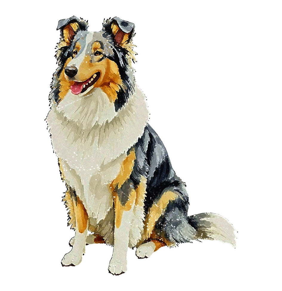 Collie Watercolor - Ceramic Mug