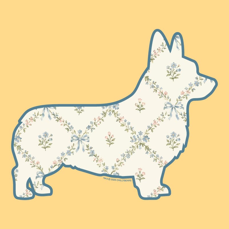 Corgi Silhouette - Classic Long-Sleeve T-Shirt