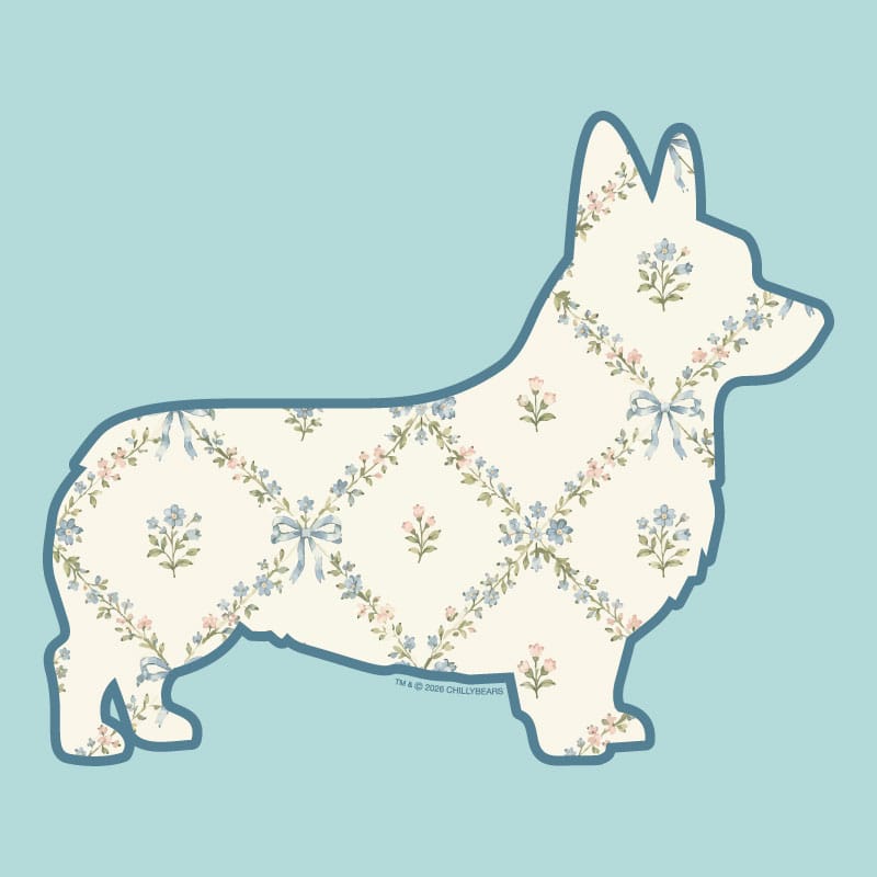 Corgi Silhouette - Classic Long-Sleeve T-Shirt