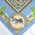 Alaskan Malamute Silk Scarf