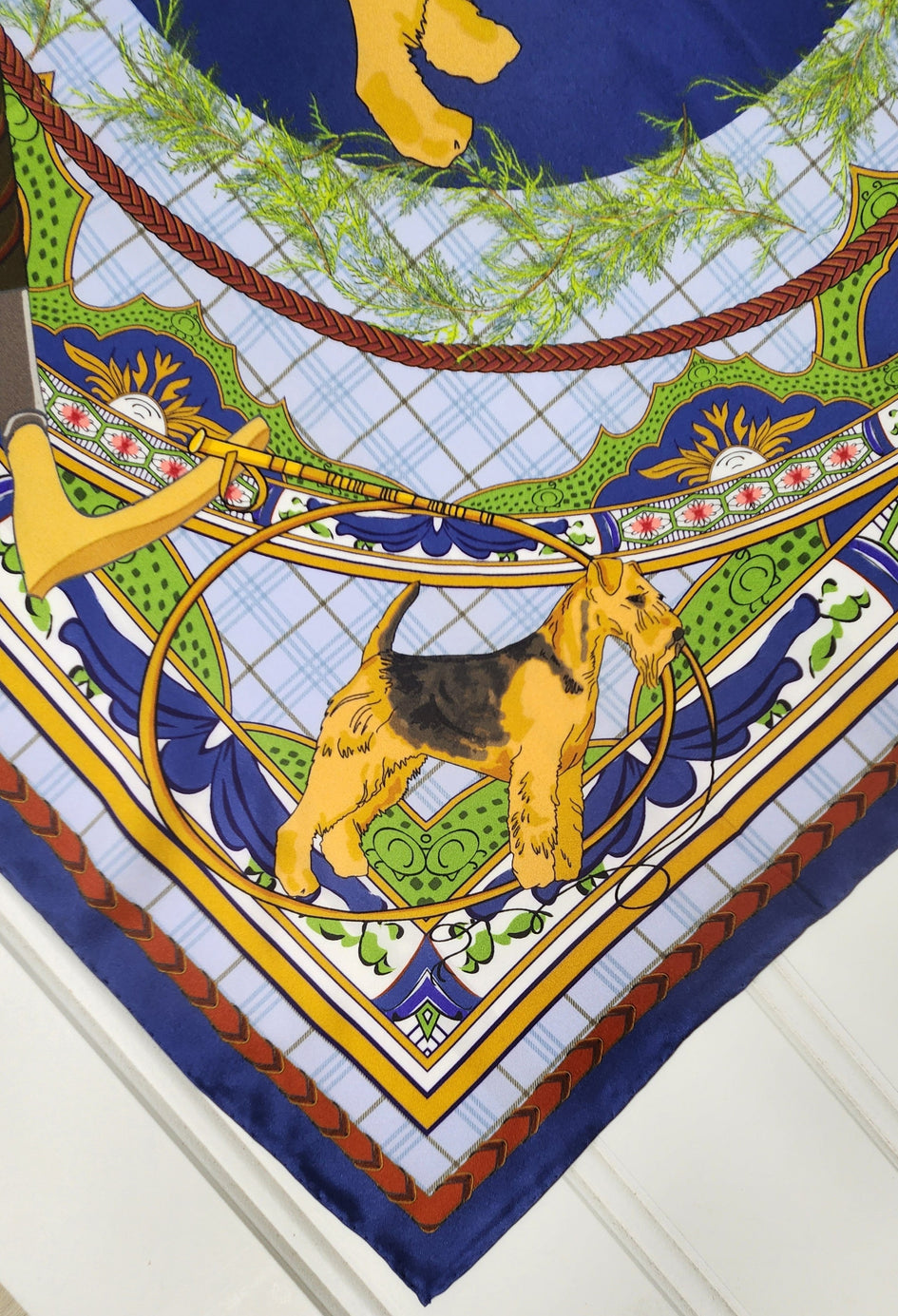 Welsh Terrier Silk Scarf