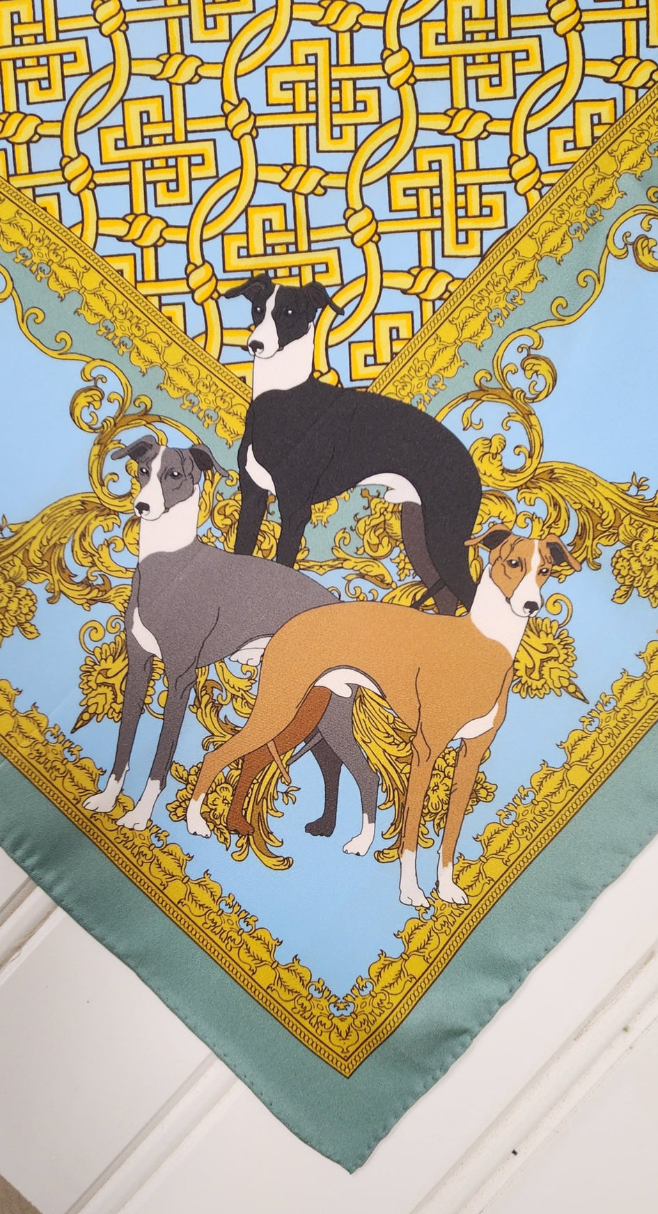 Italian Greyhound Silk Scarf