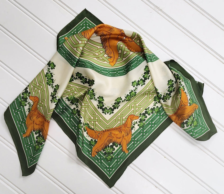 Irish Setter Silk Scarf