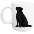 Curly-Coated Retriever Watercolor - Ceramic Mug