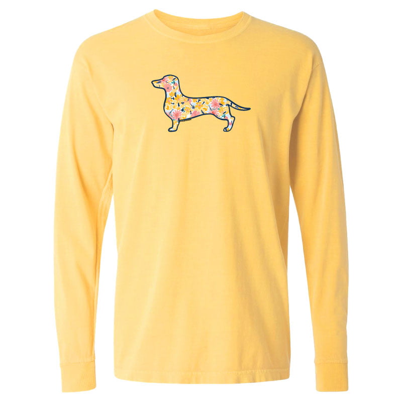 Dachshund Silhouette - Classic Long-Sleeve T-Shirt
